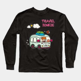 Travel Junkie Long Sleeve T-Shirt